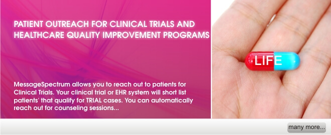 Patient outreach for Clinical Trials and Healthcare Quality Improvement programs